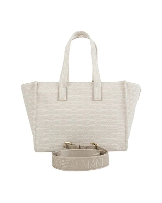 Tote Bags di Emporio Armani in White