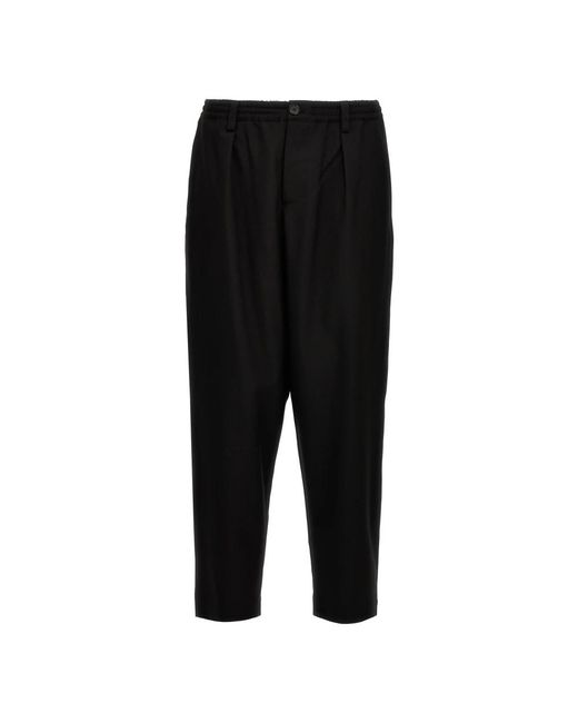 Marni Black Slim-Fit Trousers for men