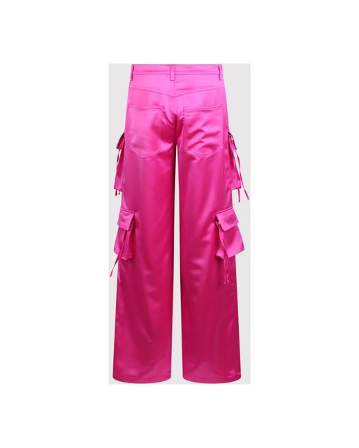Trousers > wide trousers GIUSEPPE DI MORABITO en coloris Pink
