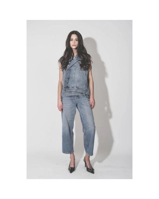 Haikure Blue Cropped Jeans