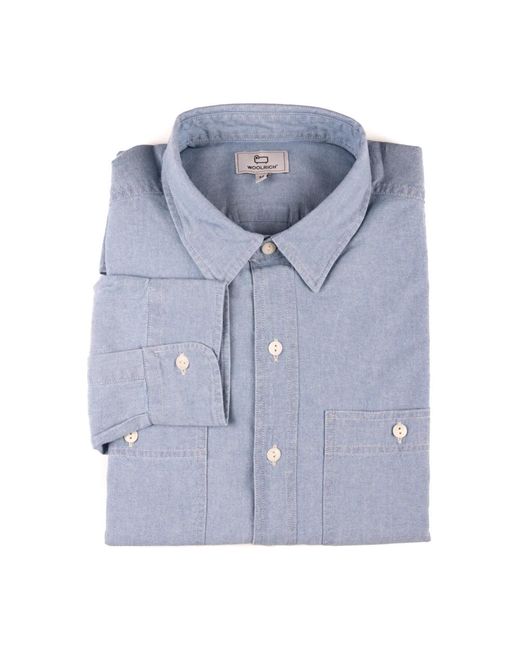 Woolrich Casual shirts in Blue für Herren
