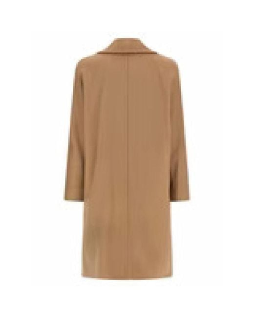 Max Mara Natural Double-Breasted Coats