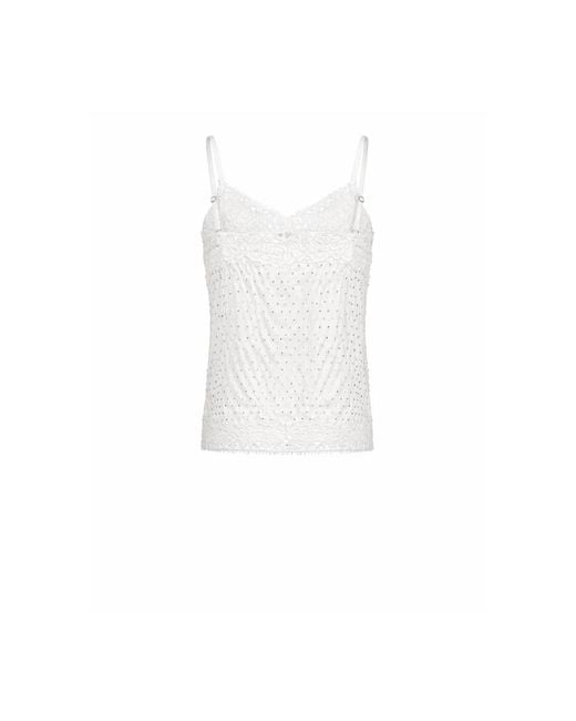 RICHMOND Tops ,Wit ,Openwork Strap Top in het White