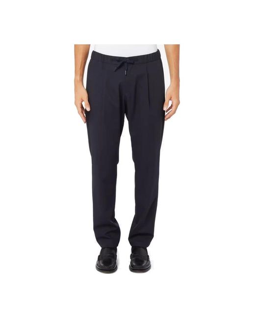 Herno Easy Wool Broeken in het Blue voor heren