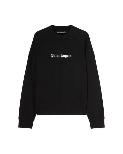 Palm Angels Black Sweatshirts
