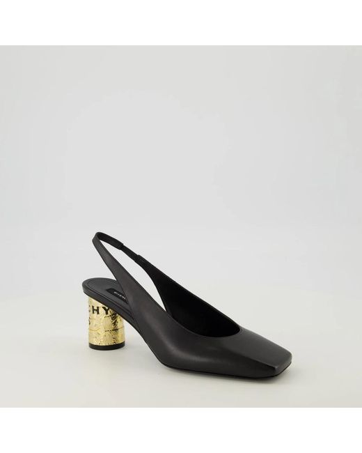 Givenchy Schoenen ,Zwart ,Leer Tape Slingback Pumps in het Black