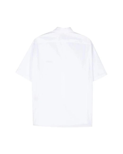 Fendi Weißes hemd mc in White für Herren