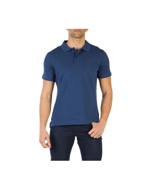 Trussardi Blue Polo Shirts for men