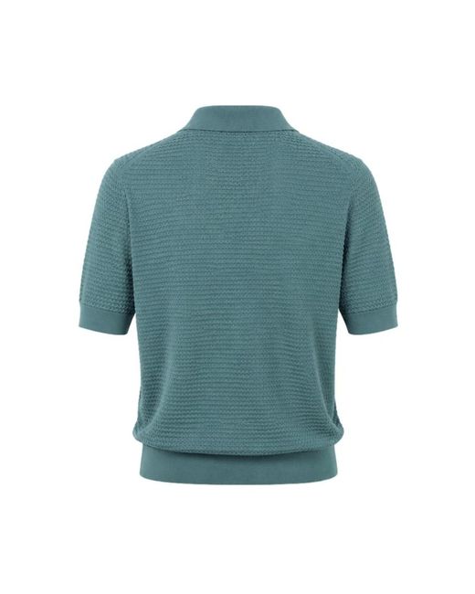 FILIPPO DE LAURENTIIS Blue Polo Shirts for men