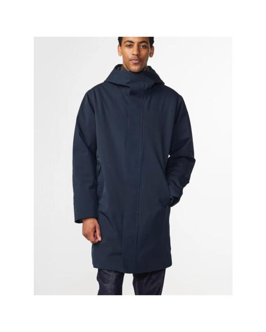 NN07 Blue Rain Jackets for men
