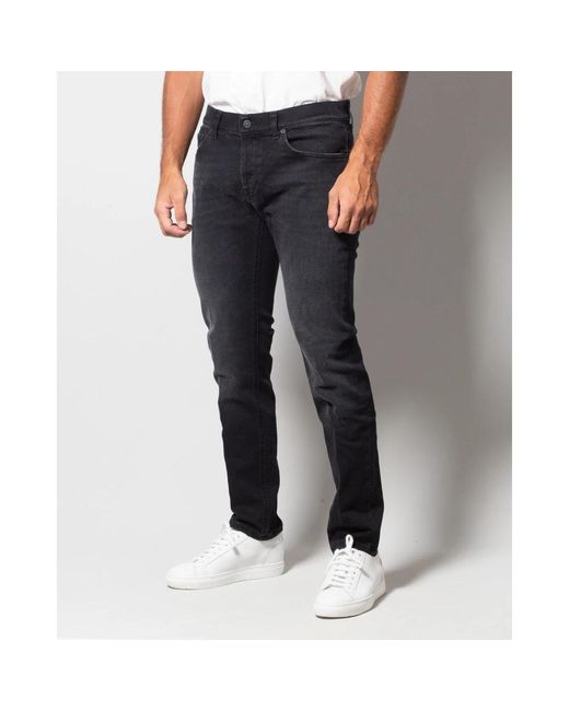 Dondup Black Slim-Fit Jeans for men