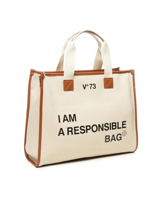 V73 Natural Shopping Bags