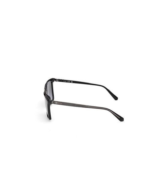 Guess Square Zonnebril in het Black voor heren