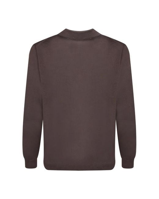 Dell'Oglio Brown Polo Shirts for men