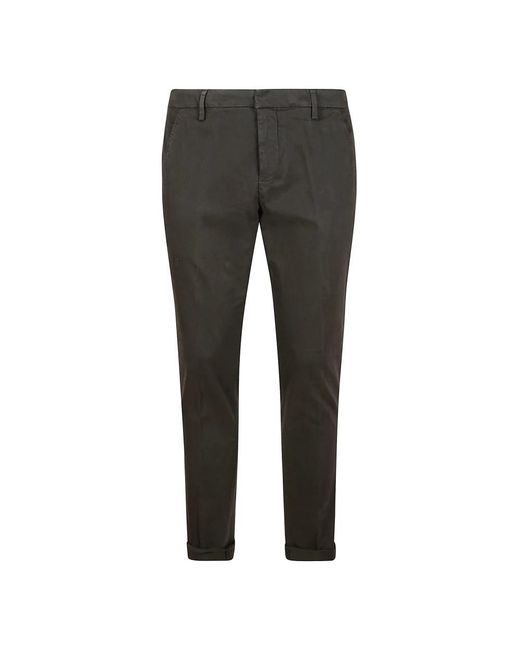 Tapered Trousers Dondup de hombre de color Gray