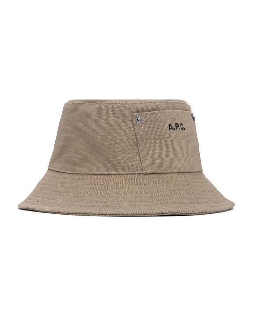 A.P.C. Gray Hats for men