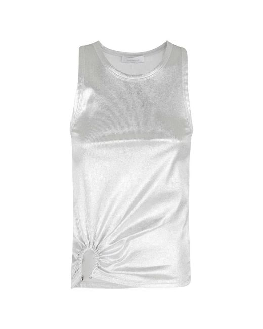 Rabanne Gray Sleeveless Tops