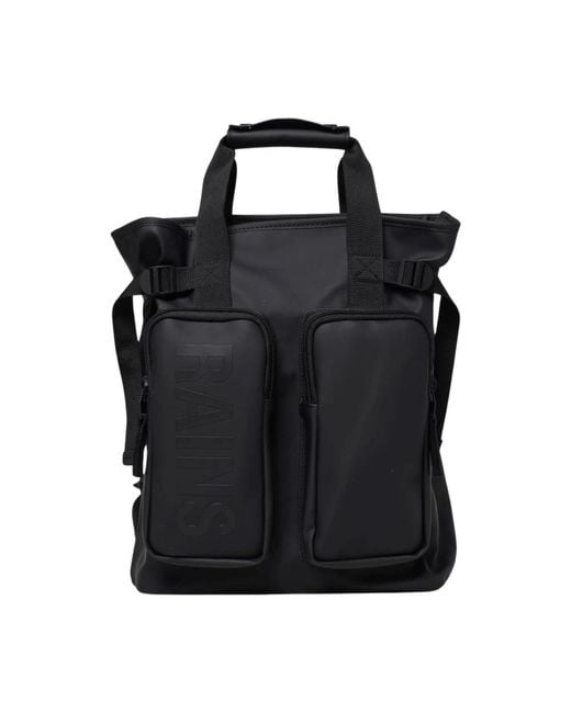 Backpacks Rains de hombre de color Black