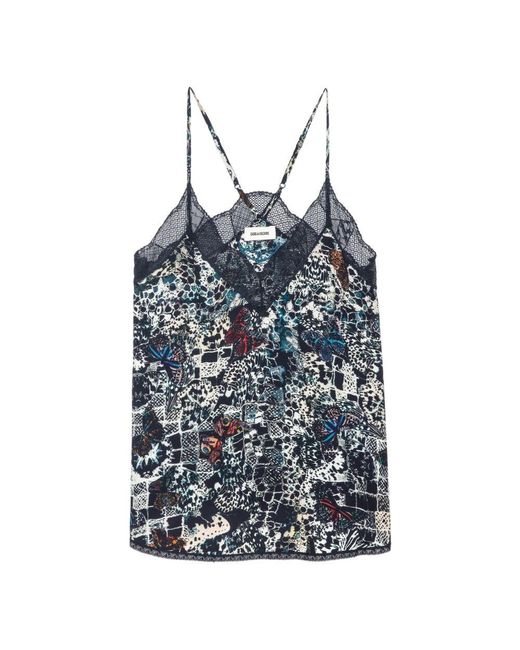 Zadig & Voltaire Blue Caraco Christy
