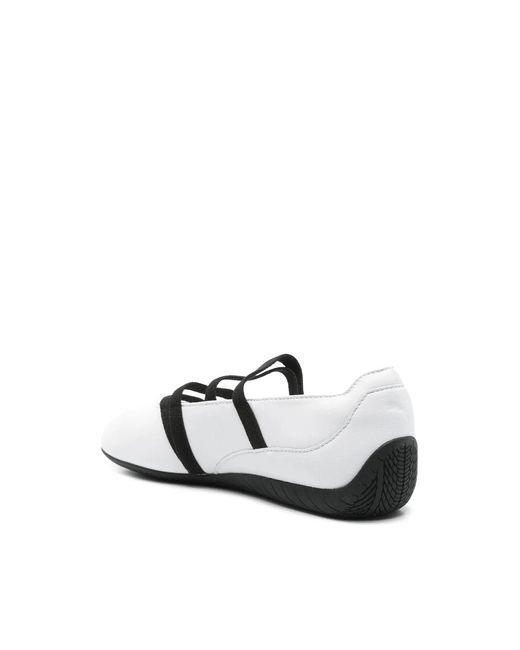PUMA White Ballerina Shoes