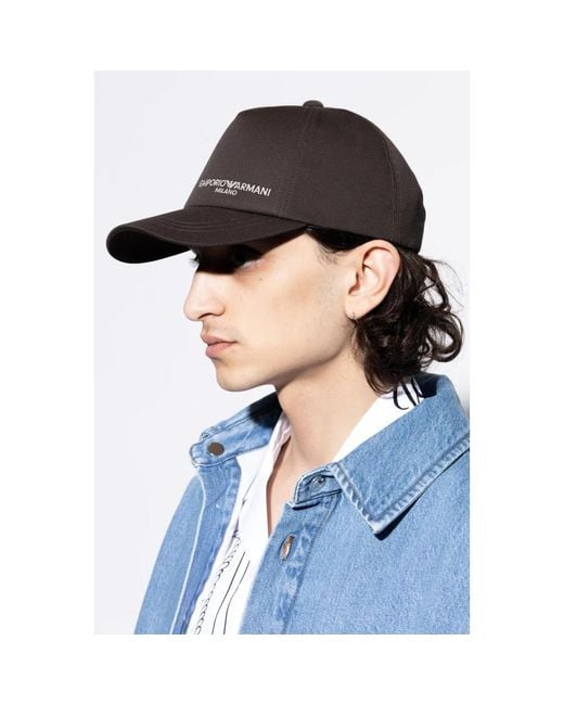 Caps di Emporio Armani in Brown da Uomo