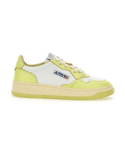 Autry Yellow Sneakers