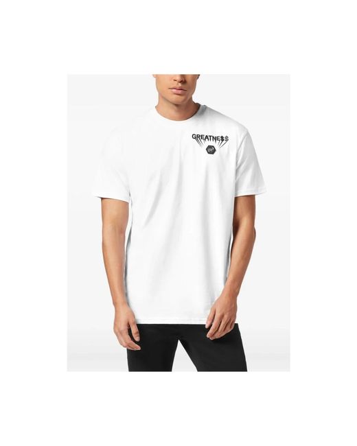 T-Shirts Philipp Plein de hombre de color White