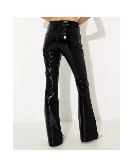 Courreges Black Wide Trousers
