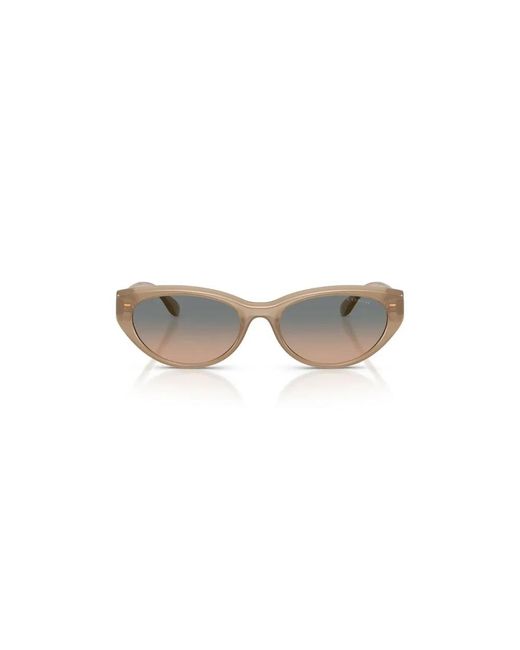 COACH Natural Retro Rectangle Sonnenbrillen