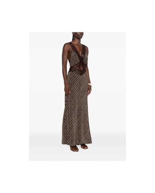 Maxi Dresses Sir de color Brown