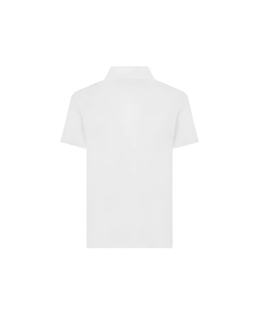Dolce & Gabbana White Premium Polo Shirt For for men