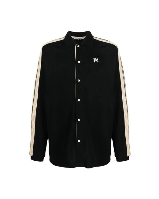 Palm Angels Black Casual Shirts for men