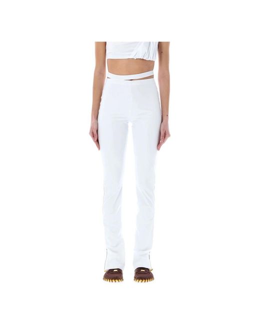Nike White Slim-Fit Trousers