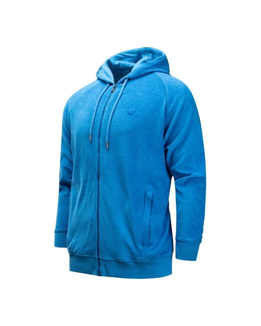 J.O.T.T Hoodies & Sweatvesten ,Blauw ,Katoen Hooded Sweatshirt in het Blue voor heren