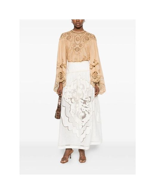 Blouses di Zimmermann in Natural