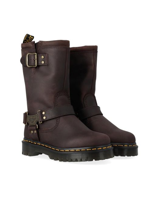 Dr. Martens High Boots in het Brown