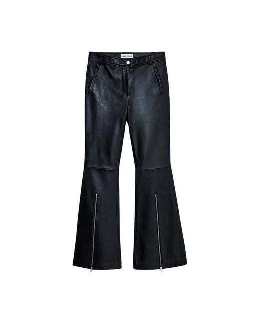Leather Trousers Stand Studio de color Blue