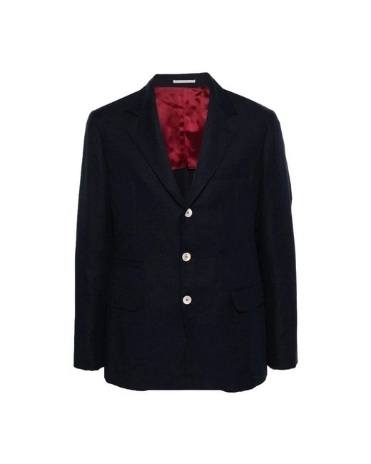 Brunello Cucinelli Blue Blazers for men