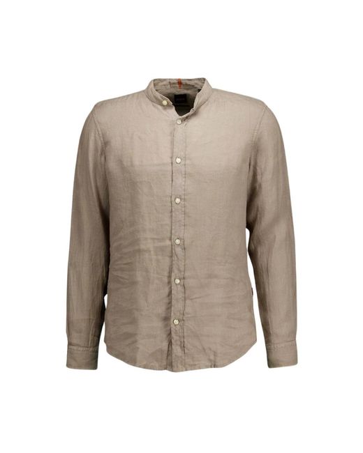 Boss Brown Casual Shirts for men