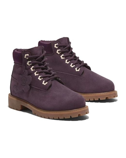 Timberland Lace-Up Boots in het Purple