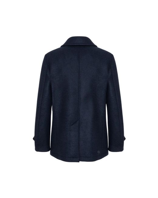 Colmar Jassen ,Blauw ,Wol Blauwe Dubbel-Borst Wol Jas Aw 25 in het Blue voor heren