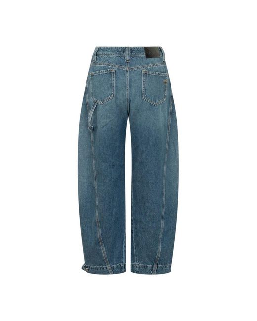 Pinko Blue Loose Fit Jeans