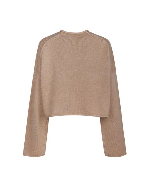 J.W. Anderson Cropped Trui Met Logo in het Brown