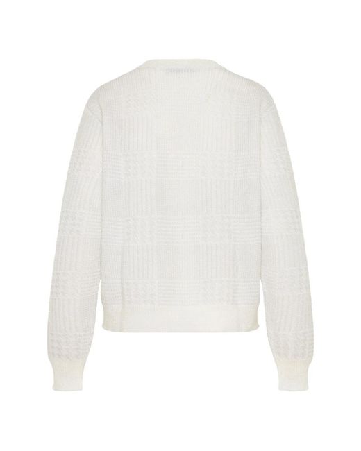 Jacob Cohen White Round-Neck Knitwear