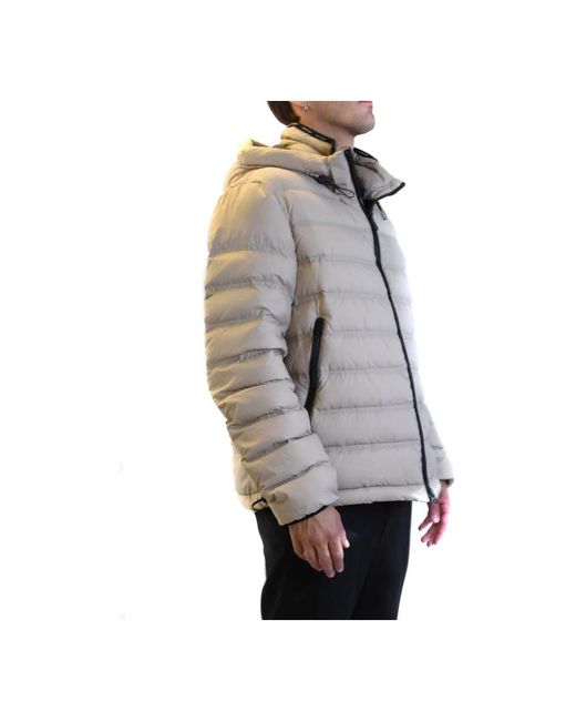 Peuterey Gray Down Jackets for men