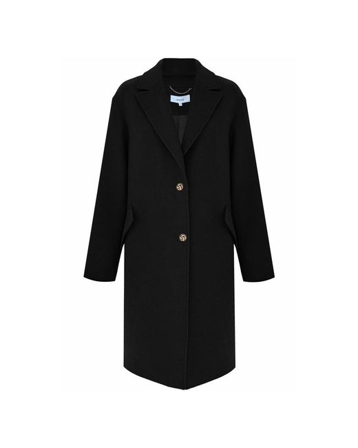 Single-Breasted Coats Kocca de color Black