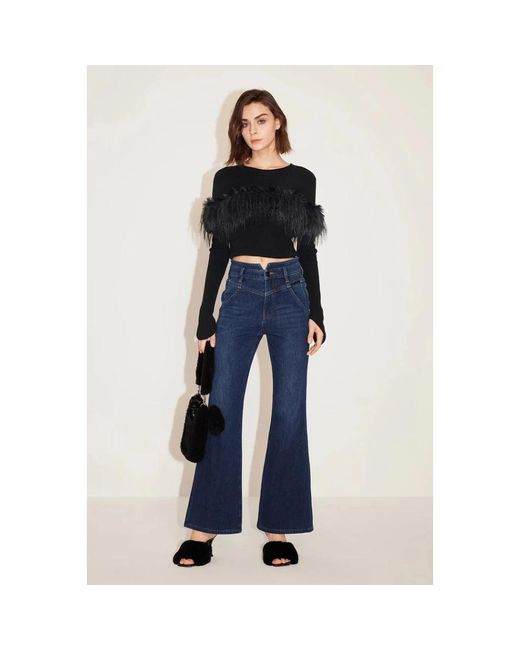 Miss Sixty Blue Flared Jeans