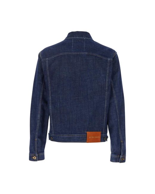 Jacob Cohen Blue Denim Jackets for men