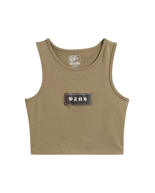 Vans Aansluitende Tanktop in het Green
