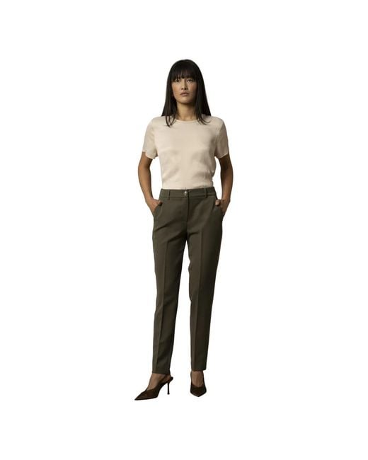Kocca Green Slim-Fit Trousers